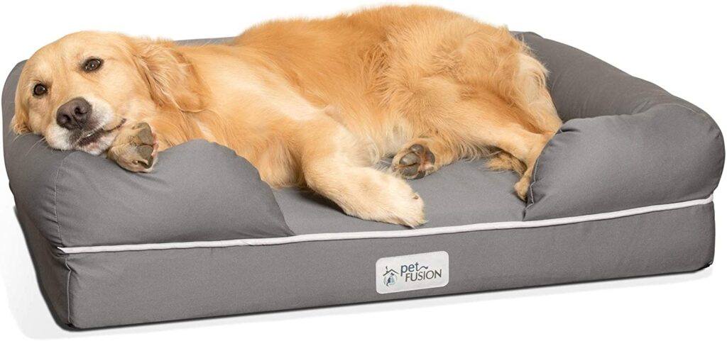 pet fusion dog camping bed