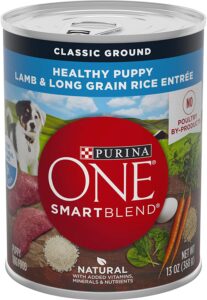 purina one best canned puppy food